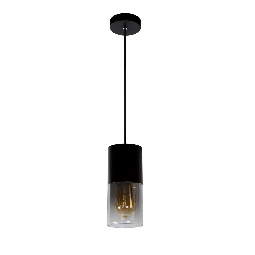 Lucide HanglampZino Ø 10cm zwart - 74410/01/65